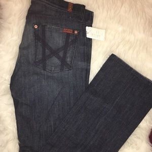 7 for all Man kind boot cut jeans size 30